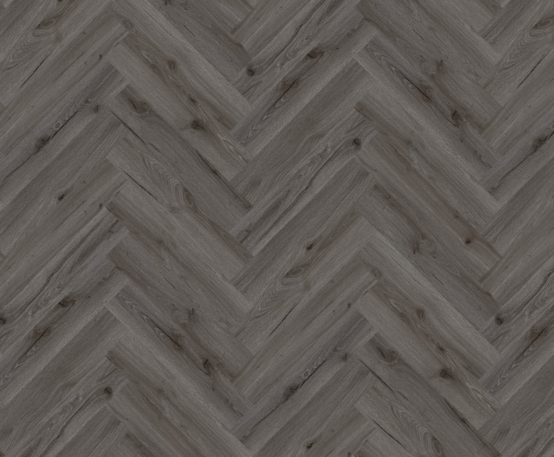 Jan Click - SPC Herringbone 6.5mm - Carbon Grey