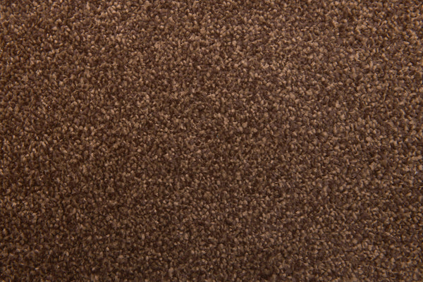 Elegant Saxony Carpet £8.99/m2 - Natural Cocoa
