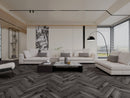 Herringbone - 12mm - Smoke Grey - Full Pallet Deal